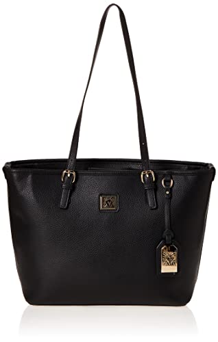 Anne Klein Womens Carry All Tote, Black, One Size Us #TOP1