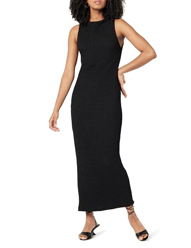 Amazon.com: The Drop Women's Lena High Neck Textured Midi Dress, Black, XS  : Clothing, Shoes & Jewelry