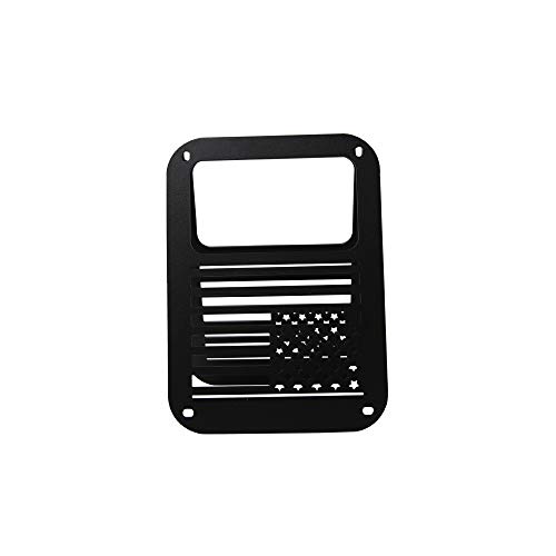 Us Flag Tail Light Covers Guards Protectors For 2007-2018 Wrangler Jk Unlimited Accessories #TOP2