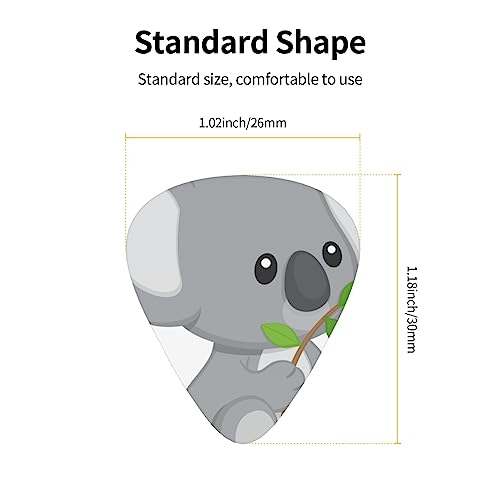 Green Leaf Koala Lot de 12 médiators tendance et durables dans une boîte pour ukulélé guitare électrique basse - Les Beatles, Paul McCartney, John Lennon, RIngo Starr, George Harrison Green Leaf Koala Lot de 12 médiators tendance et durables dans une boîte pour ukulélé guitare électrique basse – Image 5