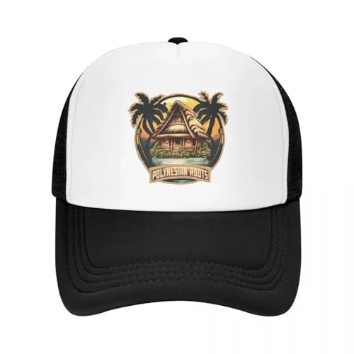 Casquette de baseball visière camionneur Polynesian Roots au design unique unisexe