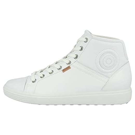 Ecco Damen SOFT7W High-Top, Weiß (WHITE 1007), 39 EU