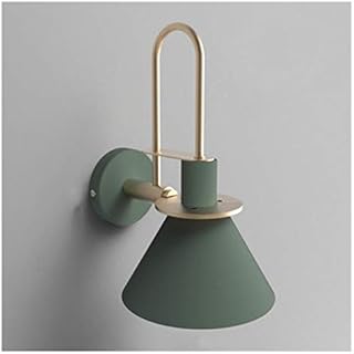 HFZKARP Lámpara Dormitorio Luz Led Ing Decoración De Pared Nórdica Lámpara De Ación Espejo De Dormitorio Tocador De Baño Al Aire Libre W/Verde/5705(Color:Green)