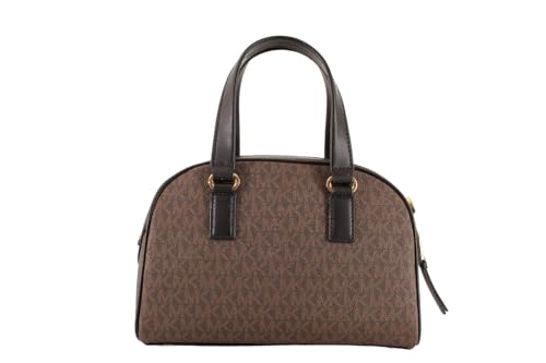 Michael Kors Williamsburg Logo Small Bowling Satchel