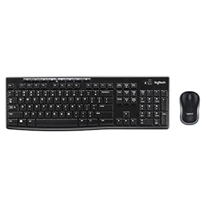 Logitech MK270 Wireless Keyboard and Mouse Combo for Windows, 2.4 GHz Wireless, Compact Mouse, 8 Multimedia and Shortcut…