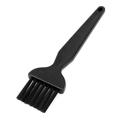 Aexit Black Plastic Cleaning Brushes Flat Handle Computer Vents Anti Static ESD Cleaning Antistatic Brushes Debris Brush