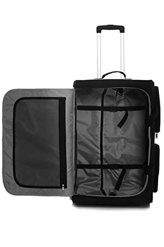 Large Rac n' Roll Bag Wheeled Drop Bottom Duffel with Garment Rack