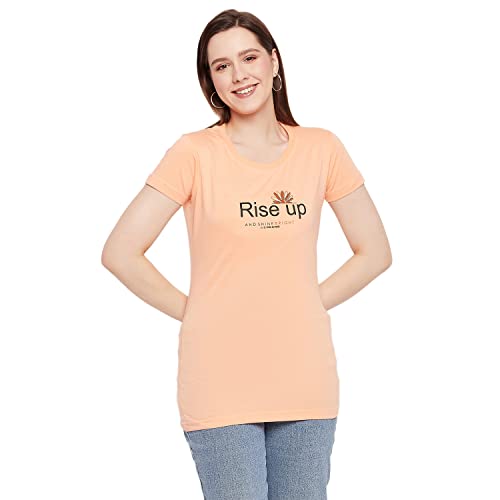 Image of Orewa Women by OKANE Women's Short Sleeve Printed Regular Fit T-Shirt