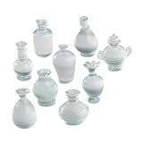 Delicado y compacto: puedes colocarlo donde quieras decorar sin ocupar mucho espacio, modelo de botella de flores pequeñas, mini accesorios para la casa