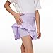 Neutocd Toddler Baby Girls Skirts Skorts Elastic Girl Pleated Skirts Kid Casual Stretch Waist Skater Skort Built in Shorts Lilac