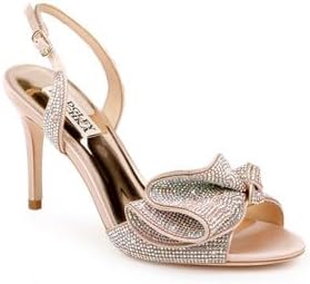 Badgley Mischka Women's Rennie Heeled Sandal, Nude, 5 | Image 7