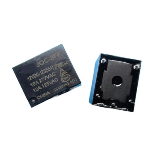 Relais 5 broches JQC-3FF-12VDC-1ZS à forte capacité de coupure 10A