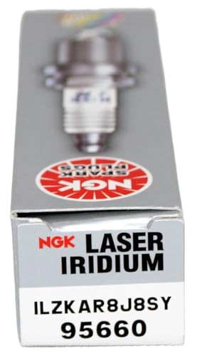 Image of NGK ILZKAR8J8SY Laser Iridium Spark Plug (95660 Laser Iridium), 4 Pack