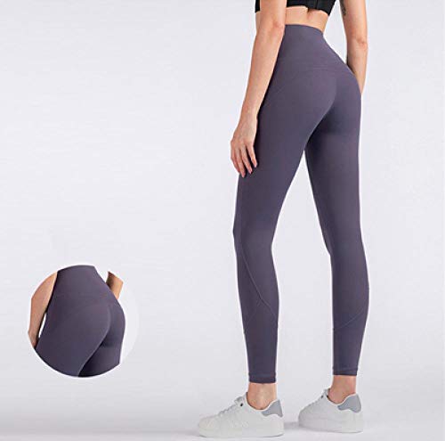 BLACK ELL 7/8 High Waisted Leggings for Women,Traceless quick-drying leggings, stretch high waist yoga fitness-H_M,Workout Leggings Pants for Fitness Riding Running