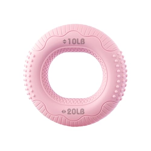 Anelli di presa per rafforzare le mani, in silicone, per esercizi con dita per ufficio, casa, palestra