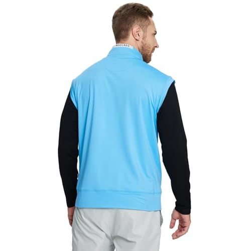 M MAELREG Golf Vests For Men Dry Fit Lightweight Moisture Wicking Performance Sports Breathable Golf 1/4 Zip Pullover Men4
