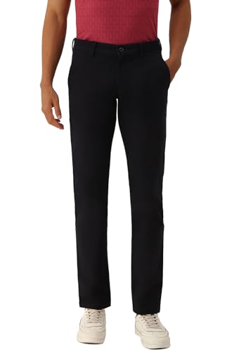 Image of Allen Solly Men's Mid Rise Slim Casual Pants