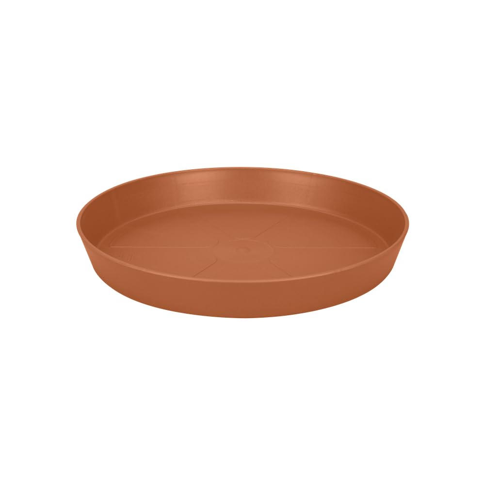 elho Loft Urban Saucer Round 30 - Saucer for Outdoor & Accessories - diameter 30.2 x H 4.1 cm - Brown/Terra - Image 2