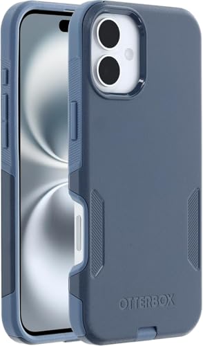 Coque iPhone 16 Commuter OtterBox bleu jean protection ports