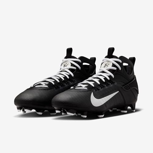 Image of Nike Huarache 9 Elite Mid Lacrosse Cleats