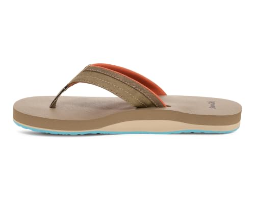 Image of Sanuk Mens Ziggy ST | Flip Flops for Men | Mens Sandals | Beach Sandals | Water Friendly & Lightweight | Comfort Footbed