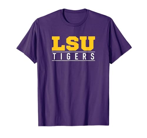 LSU Tigers Between The Lines T-Shirt Small