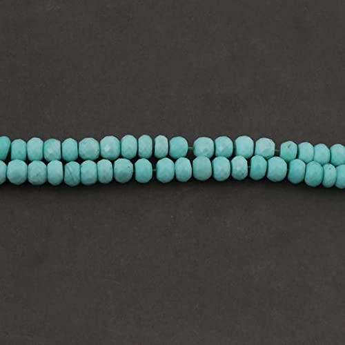 Chryso Chalcedony Faceted Rondelles LKBEADS 6mm 7mm perles pierre véritable fil 17 pouces