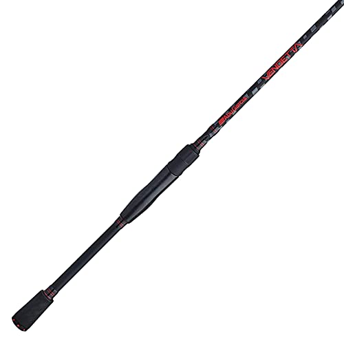 Abu Garcia 6’6” Vendetta Spinning Fishing Rod, 1-Piece Rod, 6-12lb Line Rating, Medium Rod Power, Fast Action, 1/8-1/2 oz. Lure Rating - Thumbnail 2