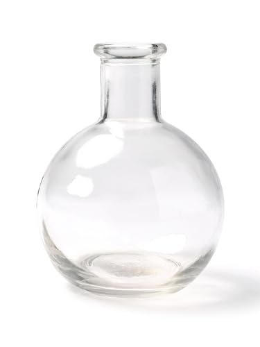 Petit vase boule en verre 10 cm