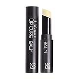 NATURAL SHINE Lux Triple Lip CURE Balm PURE | Chapstick Hydration and Exfoliator | Overnight Lip Treatment Care Deep Nourishing for Dry Cracked Chapped Lips (0.17oz)