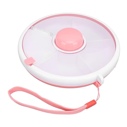 Asixxsix Boîte à goûter à 5 compartiments avec couvercle, boîte à goûter réutilisable, anti-fuite, anti-déversement, boîte à goûter pour fruits et légumes pour les tout-petits et les