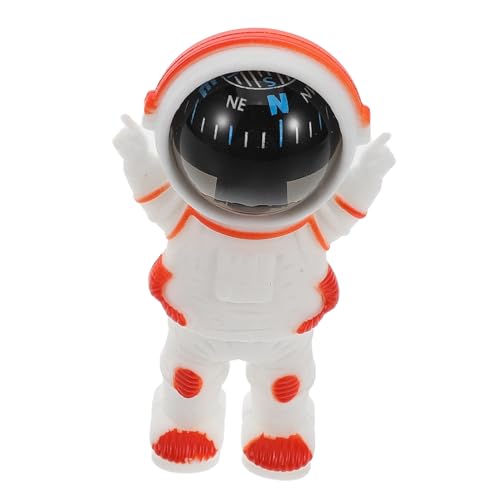 Brújula compacta portátil astronauta para auto miniatura 1