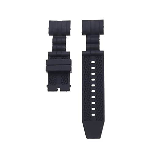 Jiaojiao Sangle de Montre en Silicone Noir 26mm Compatible avec Invicta Bolt Hommes Bracelet Bracelet Bracelet Sports Étanche (Band Color : Black, Band Width : 26mm) Cover