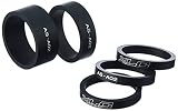 XLC Lenkkopferweiterung A-Head Spacer-Set AS-A02 3x5/1x10/1x15 mm 1 1/8 Zoll, schwarz, 2500531500