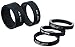 XLC Unisex – Erwachsene Lenkkopferweiterung A-Head Spacer-Set AS-A02 3x5/1x10/1x15 mm 1 1/8 Zoll, Schwarz, One Size