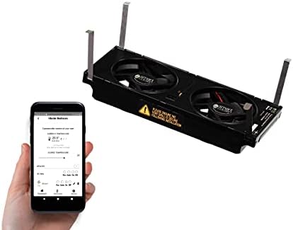 SMARTCOCOON Smart Cocoon Smart Vent Register Booster Fan - 4" x10”,4"x12" & 6"x12" - iOS & Android Apps, Room Temperature Control, 30% Energy Saving