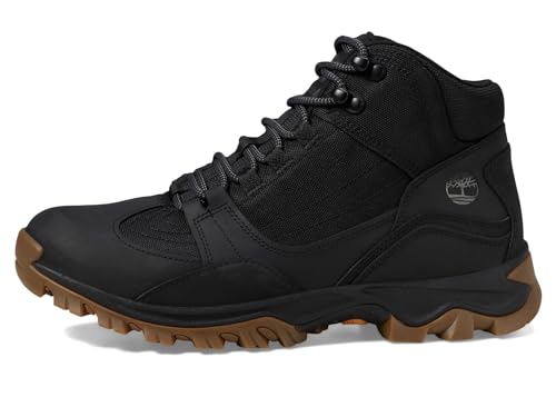 Timberland Men's Mt. Maddsen Waterproof Hiking Boots, Black Full Grain, 7.5 Wide4