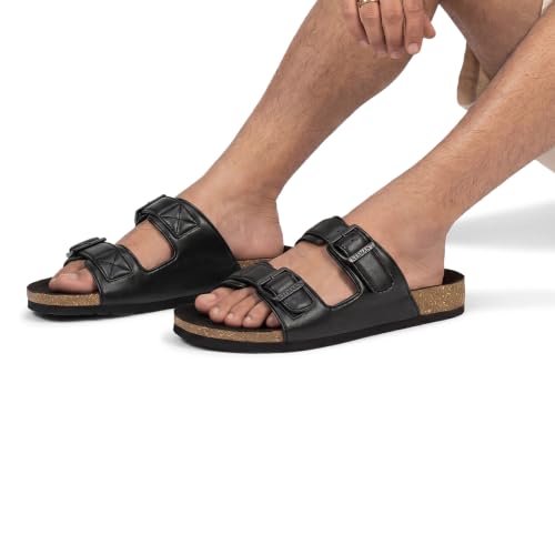 Image of Neeman's Cork Sandals for Men | Stylish and Fashionable Slippers for Boys