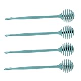 Frcolor 4個 ハニー スターラー スターラー ワンド ハニー スティック スチール スティック キッチン ハニー ワンド スターリング スティック ジャム スターラー ハニー ス 再利用可能