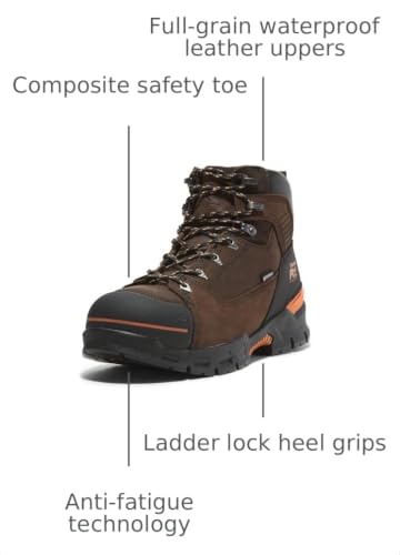 Image of Timberland PRO Men's Endurance EV 6 Inch Composite Safety Toe Waterproof Boots