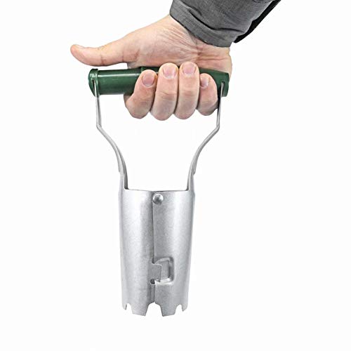 Steel Bulb Planter Tool for Planting Bulbs-Long Handle Depth Marker for Consistent Planting Flowers Tulips, Daffodils, Dahlias