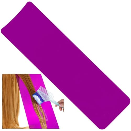 Ymxygz Tabela de destaque de tinta para cabelo, tábua de paleta, ferramentas de destaque de cabelo, tabela de cores para salão de cabeleireiro tingido Balayage