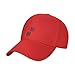 Haebfsl Fitness - Just Dont Quit Gym Fitness Fashionable Vintage Low-Profile Baseball Cap,Unisex Adjustable Dad Hat,Red