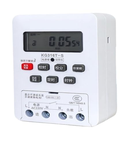 Interruptor de control de tiempo KG316T-S programador industrial AC380V 2