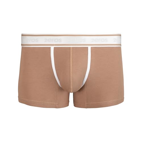 Bóxers ajustados hombre ropa interior transpirable 2EROS Titan Trunk marrón
