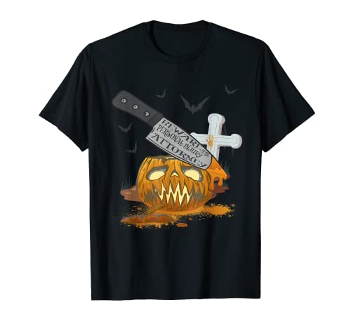 Personal Injury Attorney Funny Halloween Party T-Shirt