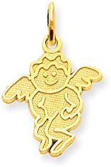 14k Angel Charm -