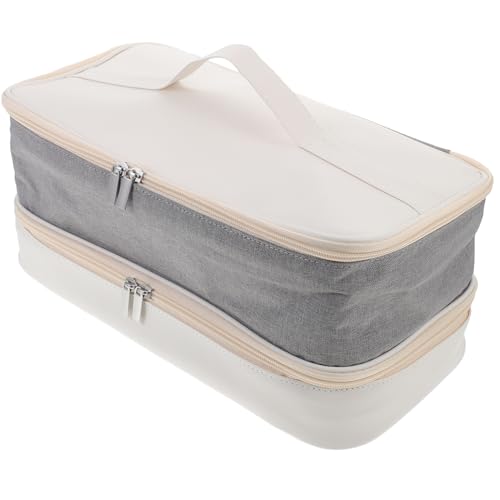 Ipetboom Kit De Peluquería Portátil Accesorios Bolsa De Viaje para Rizador De Pelo Bolsa De Herramientas para El Cabello Secador De Pelo Arreglo para El Cabello Aleación De Aluminio