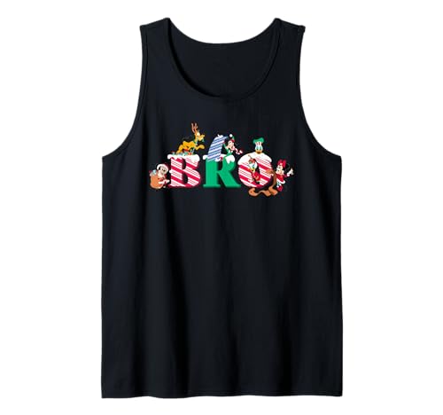 Disney Bro Candy Cane Holiday Christmas Family Trip Gift Tank Top
