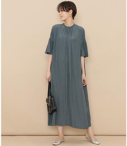 Amazon Co Jp アダム エ ロペ レディース Adam Et Rope ヴィンテージデシンマキシワンピース ライトグリーン 33 F 服 ファッション小物